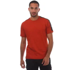 T-Shirts And Vests*Emporio Armani EA7 Logo Series Cotton-Jersey T-Shirt in Orange