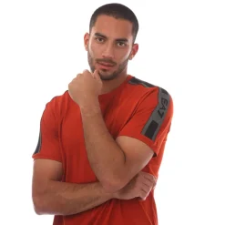 T-Shirts And Vests*Emporio Armani EA7 Logo Series Cotton-Jersey T-Shirt in Orange