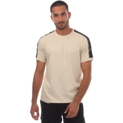 T-Shirts And Vests*Emporio Armani EA7 Logo Series Cotton-Jersey T-Shirt in Beige