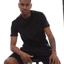T-Shirts And Vests*Emporio Armani EA7 Logo Series Cotton-Jersey T-Shirt in Black