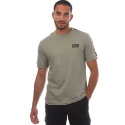 T-Shirts And Vests*Emporio Armani EA7 Logo Tape T-Shirt in Grey