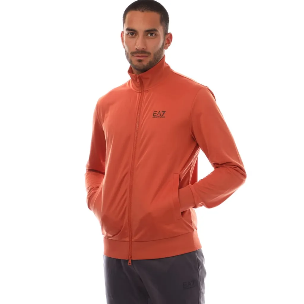 Tracksuits*Emporio Armani EA7 Logo Tracksuit in Orange