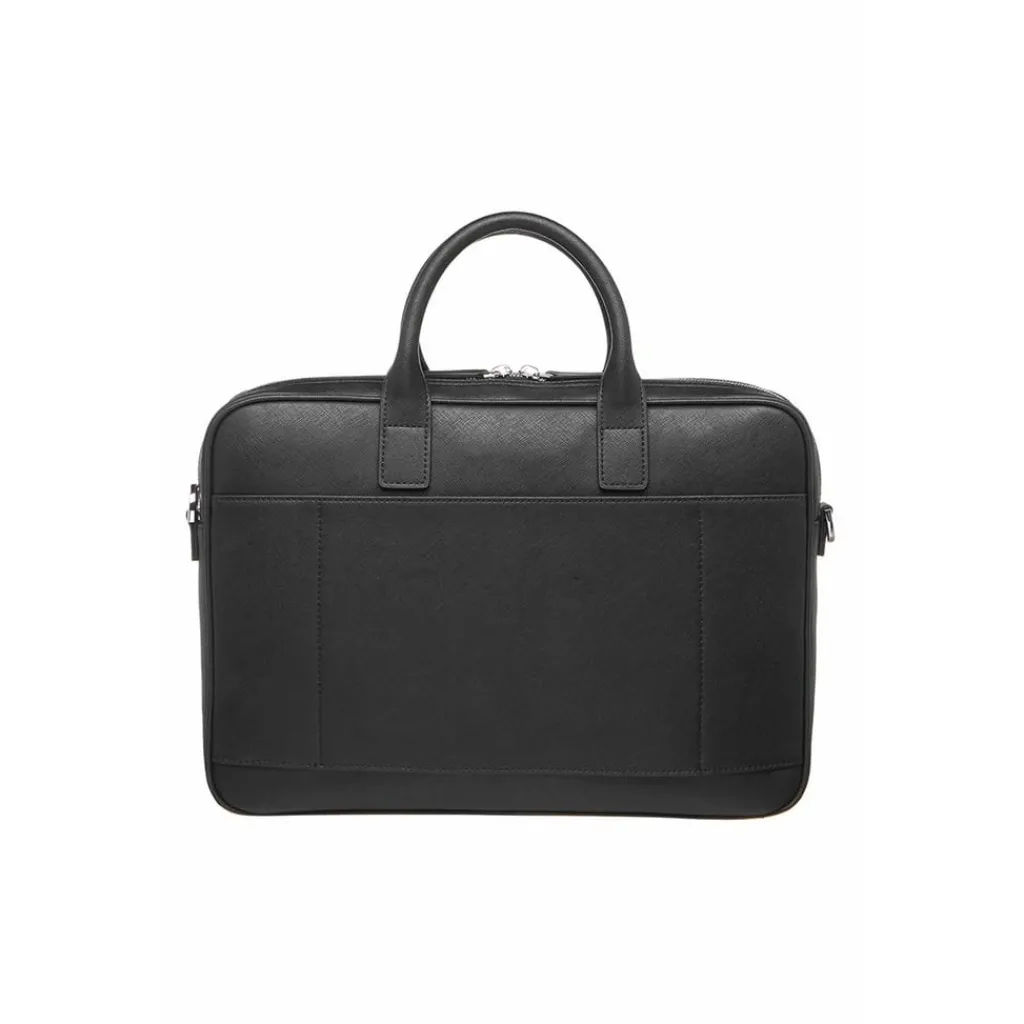 Bags*Emporio Armani EA7 Regenerated Business Bag in Black