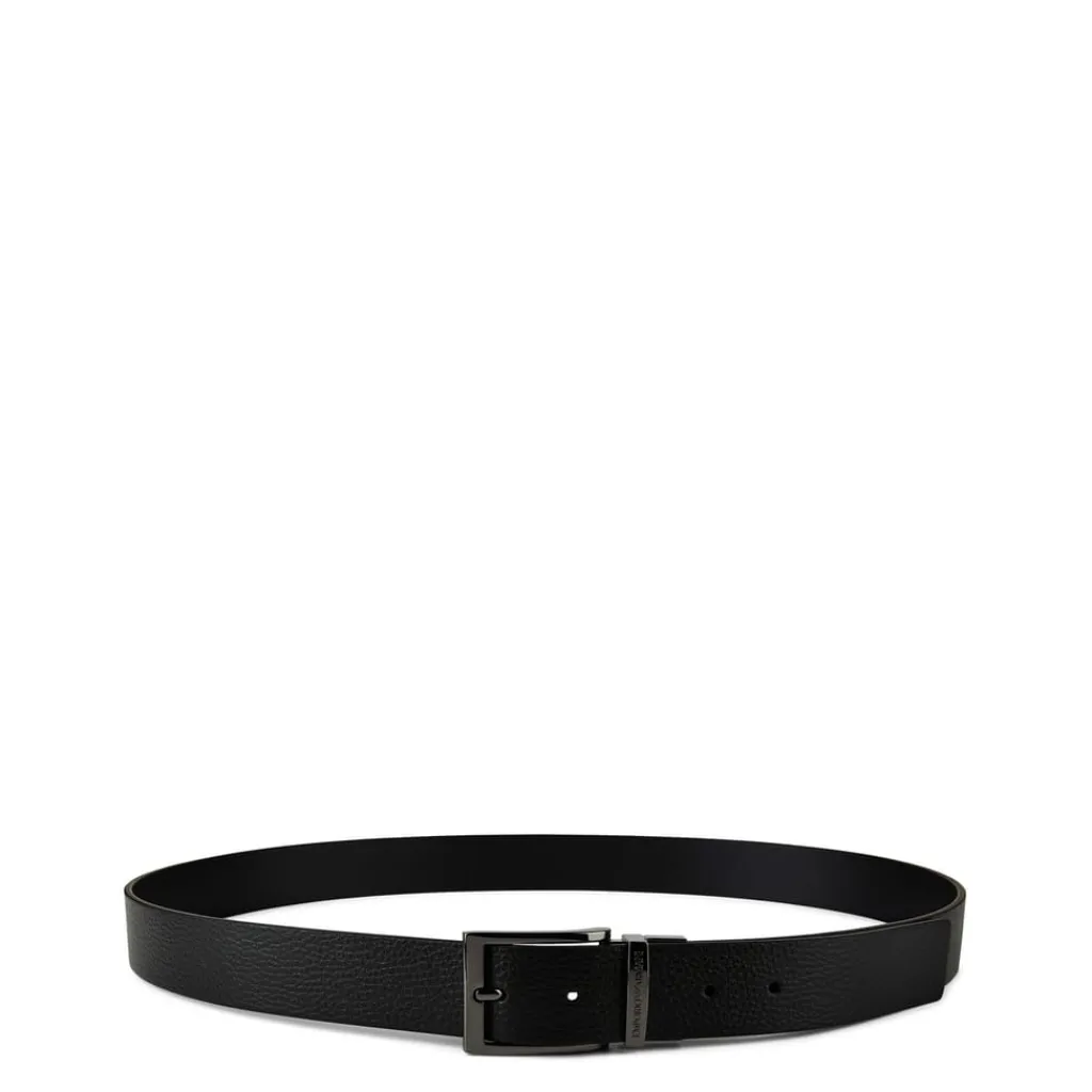 Belts*Emporio Armani EA7 Reversible Belt in Black
