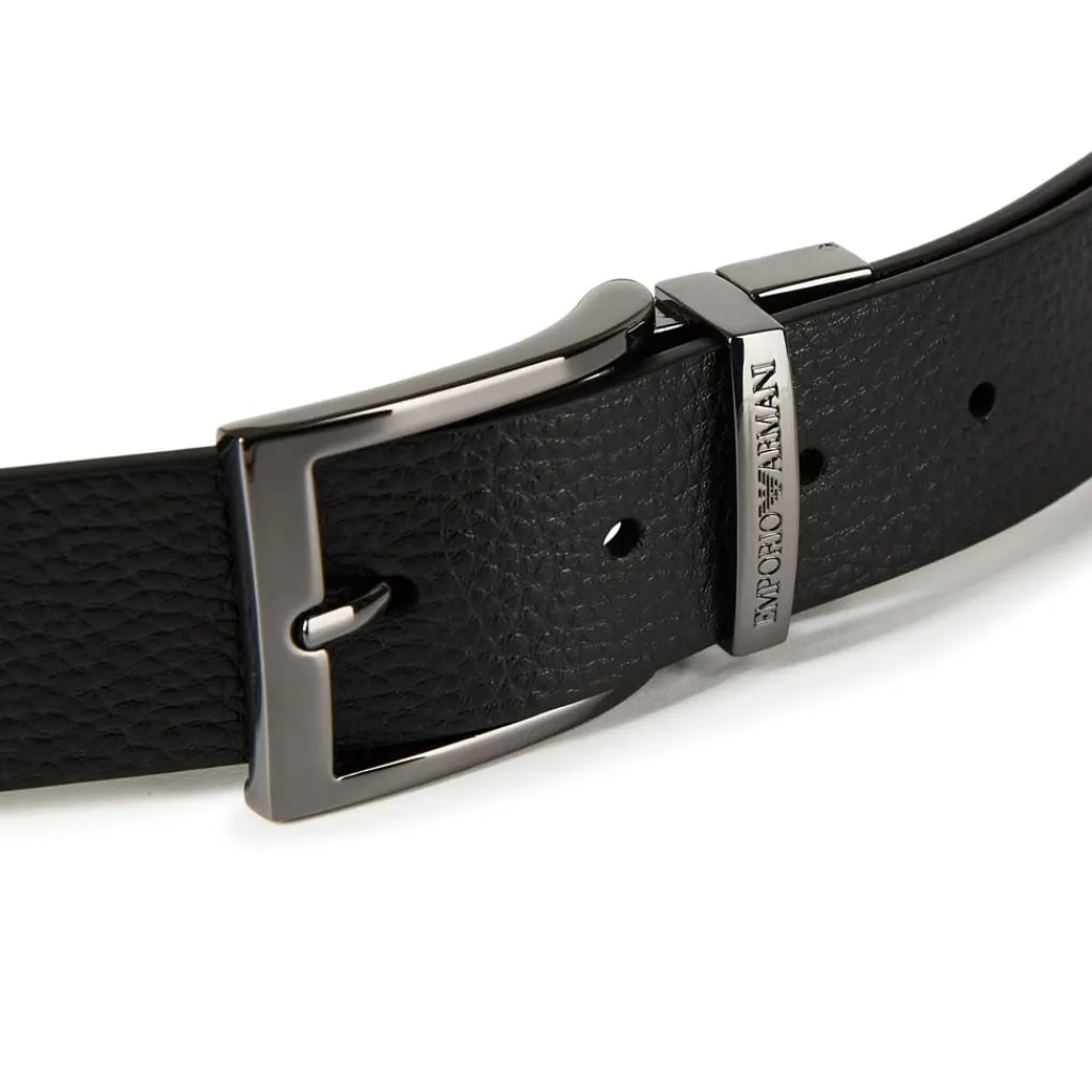 Belts*Emporio Armani EA7 Reversible Belt in Black
