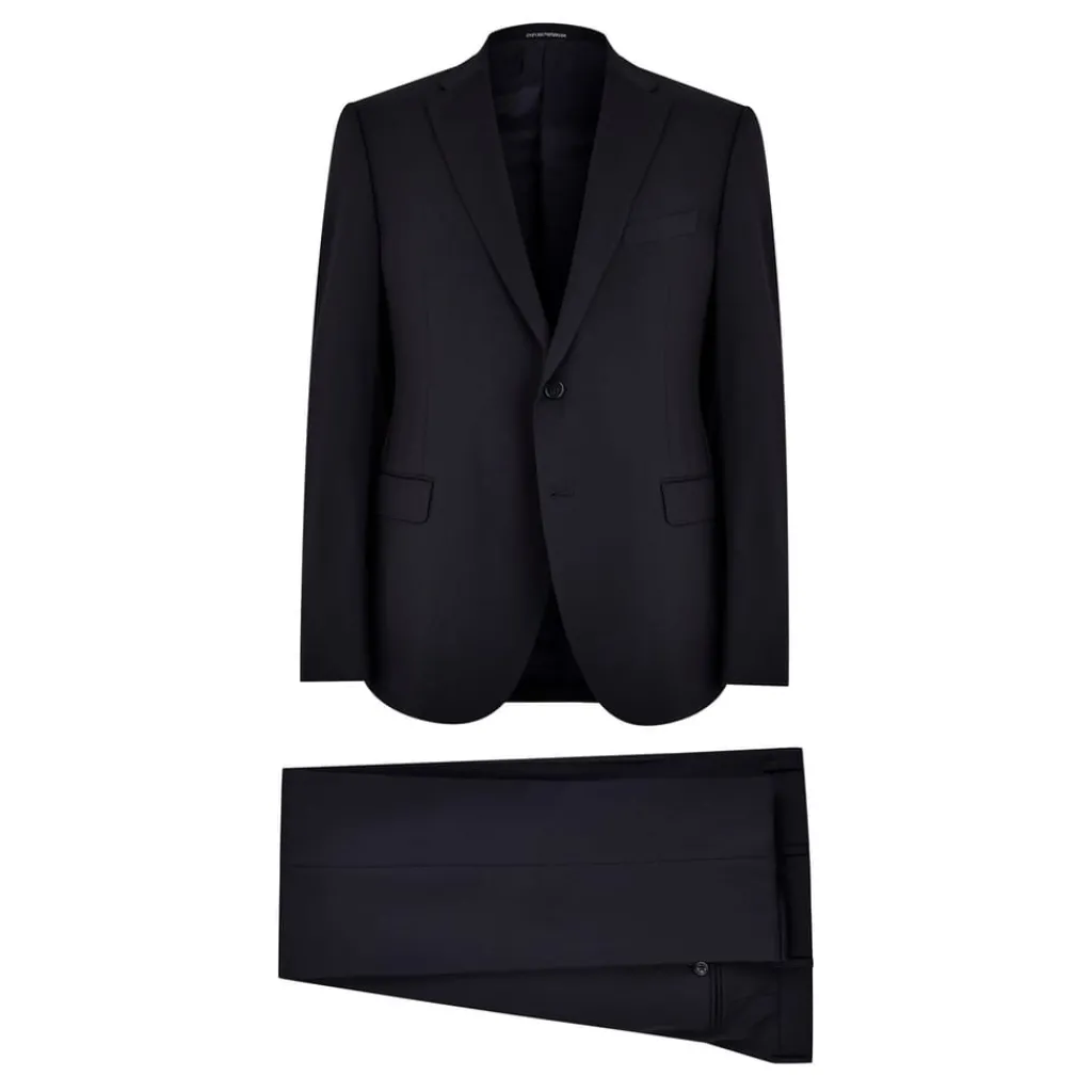 Formalwear*Emporio Armani EA7 Single Breasted Suit in Blue