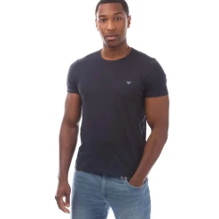 T-Shirts And Vests*Emporio Armani Mens 2 Pack Assorted Crew Neck T-Shirt in Navy