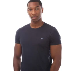 T-Shirts And Vests*Emporio Armani Mens 2 Pack Assorted Crew Neck T-Shirt in Navy