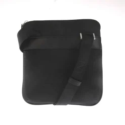 Bags*Emporio Armani Nylon Allover Jacquard Logo Shoulder Bag in Black