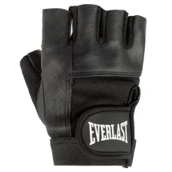 Gloves-Scarves-Umbrellas*Everlast Leather Fitness Gloves in Black