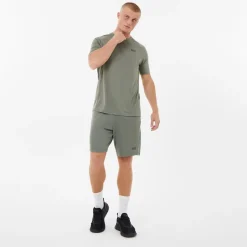 Fitness And Gym Shorts*Everlast Mens 8 Inch Shorts in Green