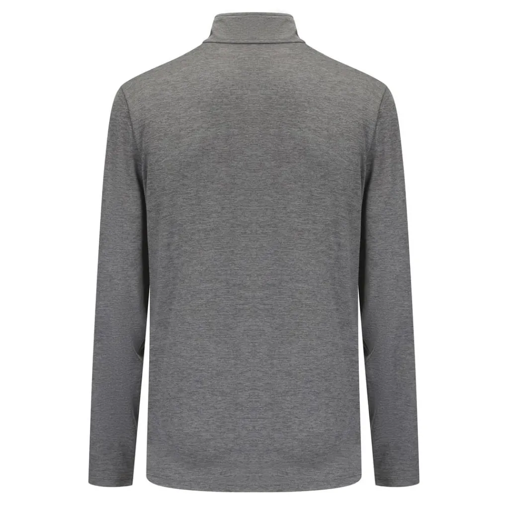 Fitness And Gym Tops*Everlast Mens Flex Quarter Zp in Grey
