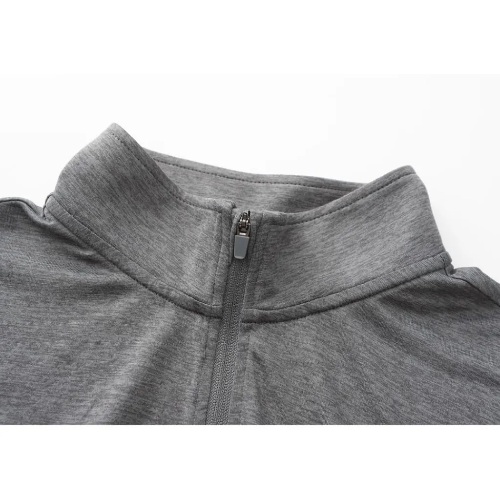 Fitness And Gym Tops*Everlast Mens Flex Quarter Zp in Grey