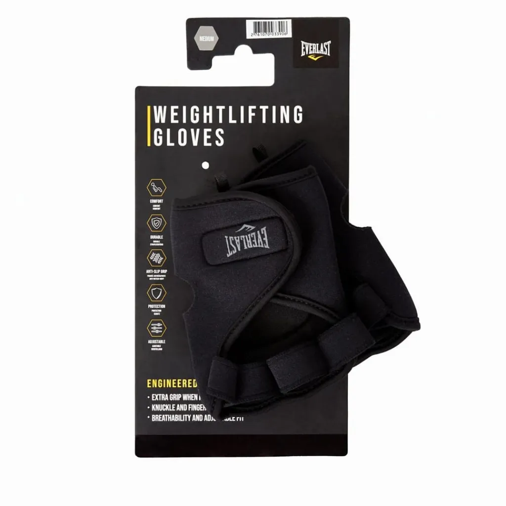 Gloves-Scarves-Umbrellas*Everlast Neoprene Weight Lifting Gloves in Black