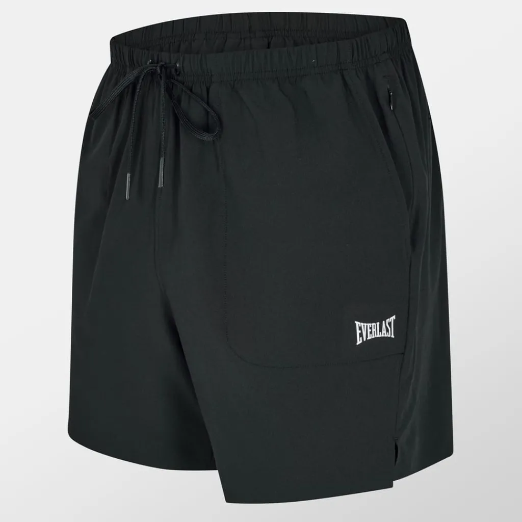 Fitness And Gym Shorts*Everlast Riptstp 5in in Black