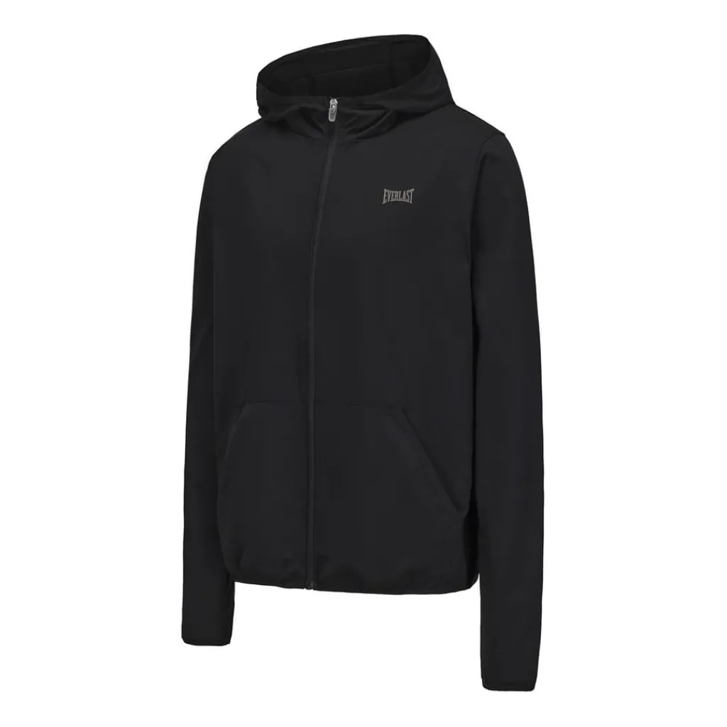 Fitness And Gym Tops*Everlast Trn Zipullover Hoody Sn54 in Black