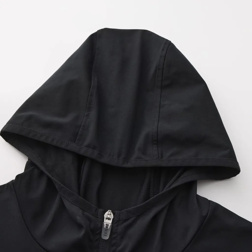 Fitness And Gym Tops*Everlast Trn Zipullover Hoody Sn54 in Black