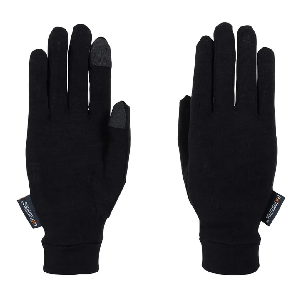 Gloves-Scarves-Umbrellas*Extremities Merino Touch 44 in Black