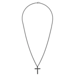 Jewellery-Watches*Fabric Cross Necklace in Metallics