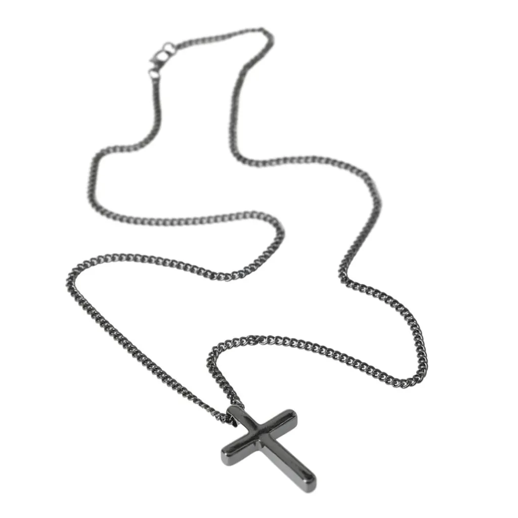 Jewellery-Watches*Fabric Cross Necklace in Metallics
