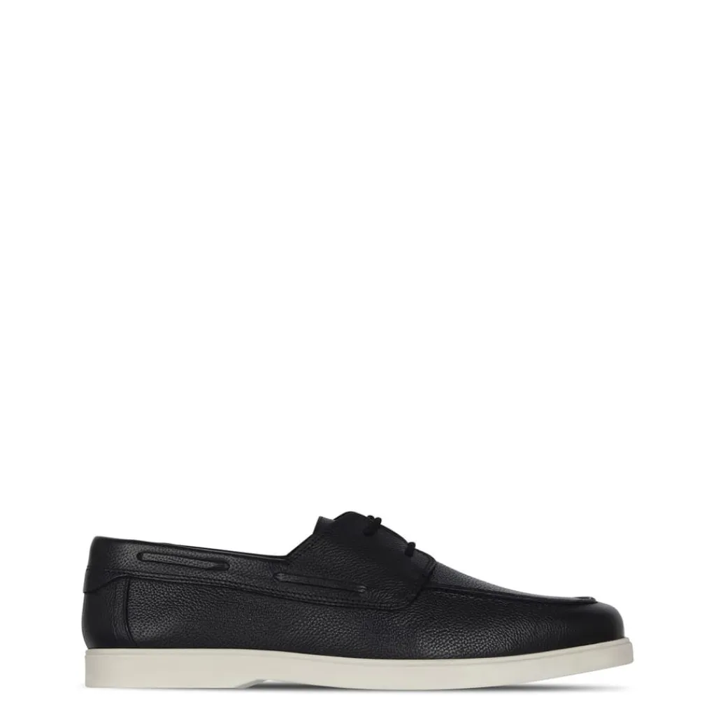 Footwear|Shoes*Fabric Leather Lace in Black