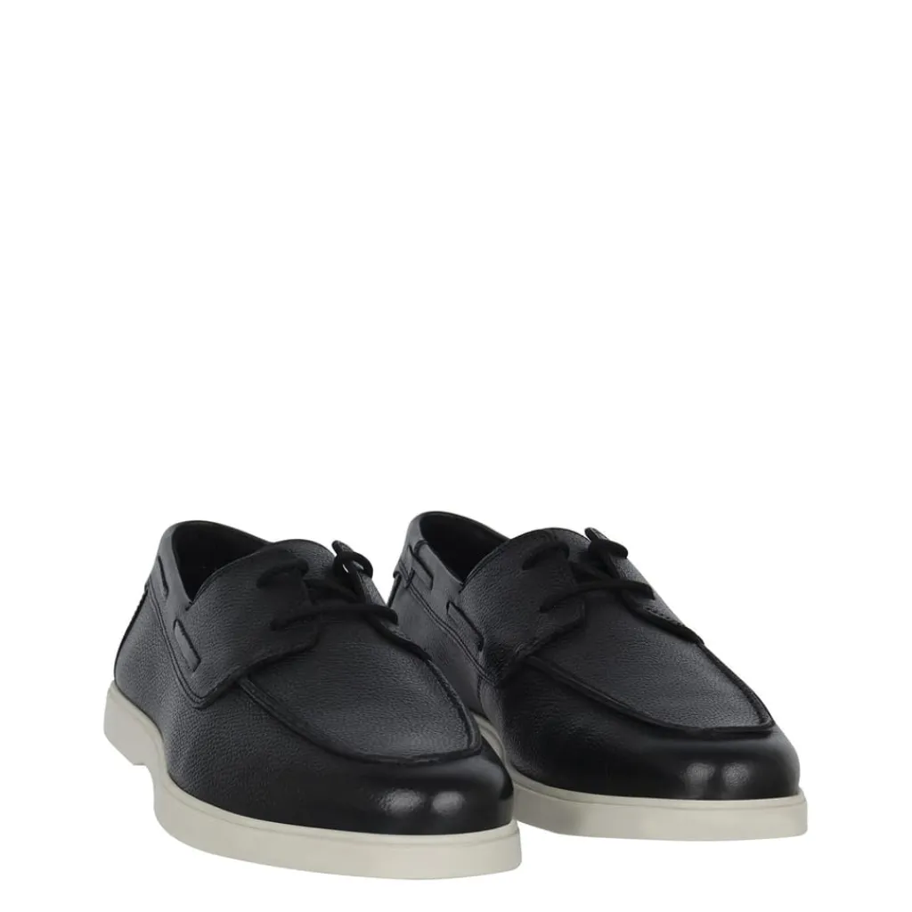 Footwear|Shoes*Fabric Leather Lace in Black