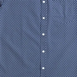 Shirts*Fabric Short Sleeve Poplin Shirt in Blue
