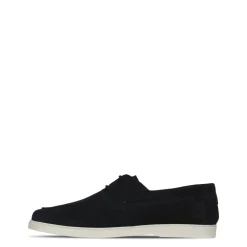 Shoes*Fabric Suede Lace up in Black