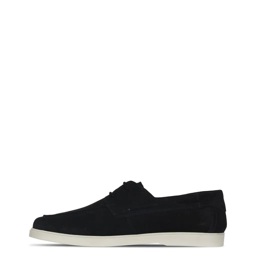 Shoes*Fabric Suede Lace up in Black