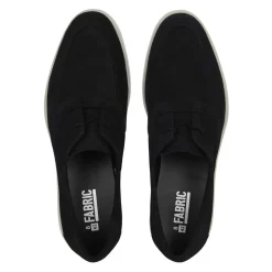 Shoes*Fabric Suede Lace up in Black