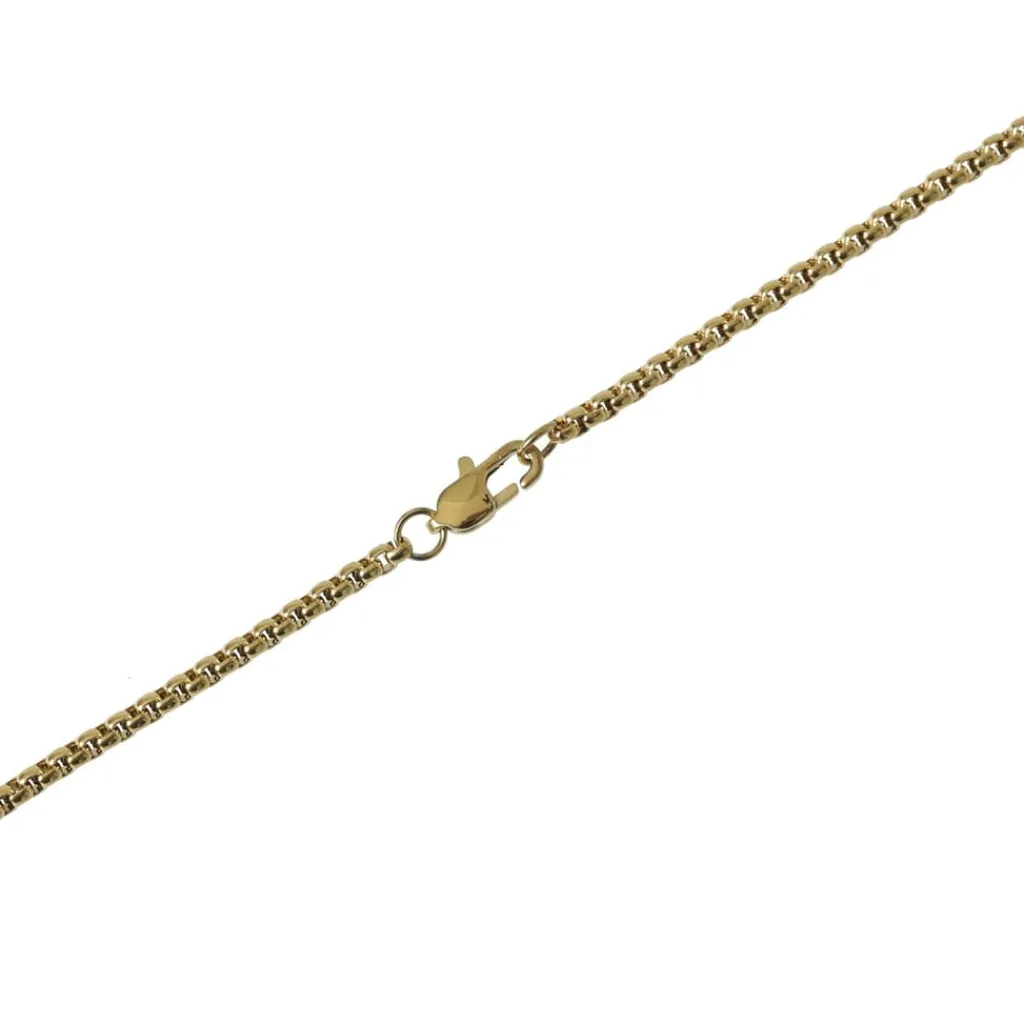 Jewellery-Watches*Fabric T Bar Chain Necklace in Gold