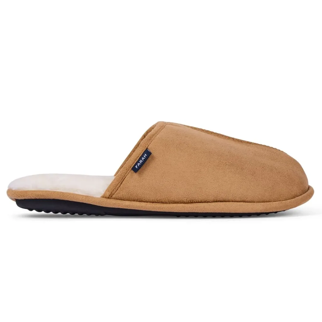 Slippers*Farah Ahlers Tan Slipper in Brown