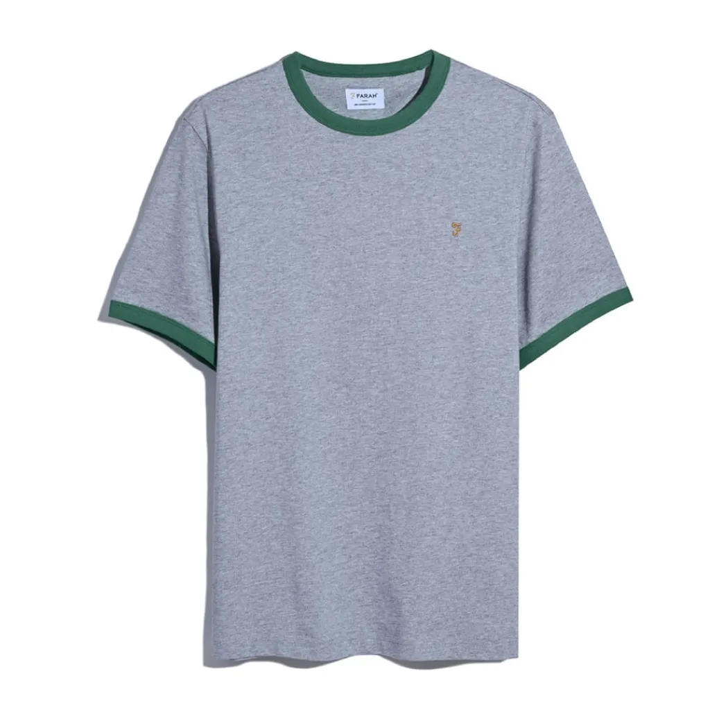 T-Shirts And Vests*Farah Groves Ringer T-Shirt in Grey