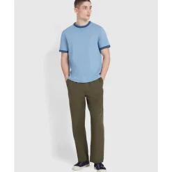 T-Shirts And Vests*Farah Groves Ringer T-Shirt in Blue