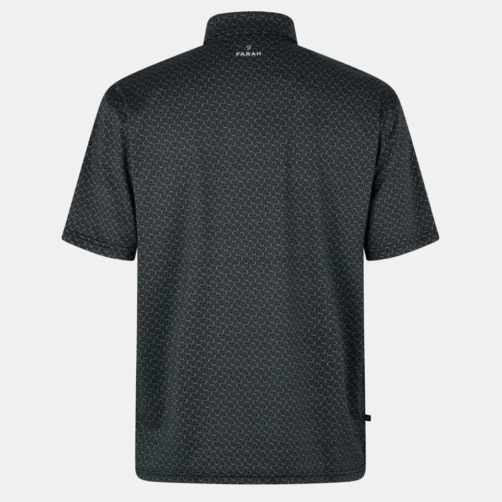 Polo Shirts*Farah Lewis Polo in Black