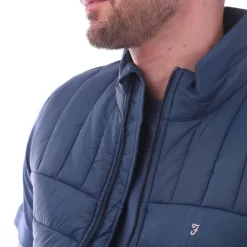 Coats And Jackets*Farah Mens Arsenal Wadded Gilet in Dark Blue