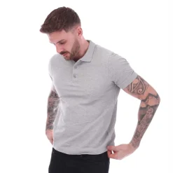 Polo Shirts*Farah Mens Cove Polo Shirt in Grey Marl