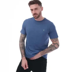T-Shirts And Vests*Farah Mens Dean Short Sleeve T-Shirt in Blue