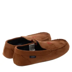 Gifts|Slippers*Farah Mens Nicken Moccasin Slippers in Tan