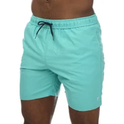 Shorts*Farah Mens Owen Plain Swim Short in Green