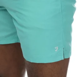 Shorts*Farah Mens Owen Plain Swim Short in Green