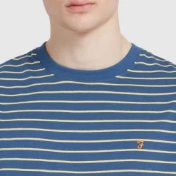 T-Shirts And Vests*Farah Oakland Stripe T-Shirt in Grey