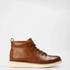 Boots*Farah Round Toe Desert Boot in Brown