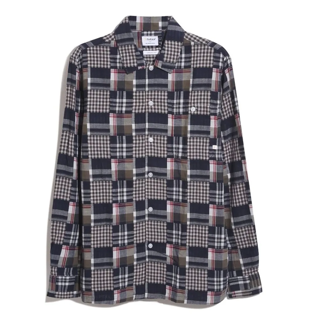 Shirts*Farah Womack ls in Blue