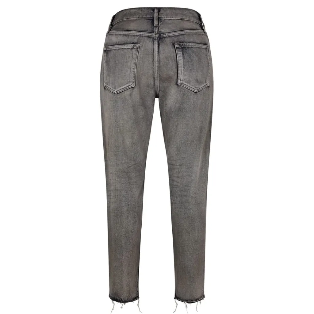 Jeans*Fear Of God Five Pocket Straight Fit Jeans in Grey