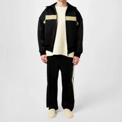 Knitwear*Fear Of God Ottoman Wool Straight Neck Sweater in Cream