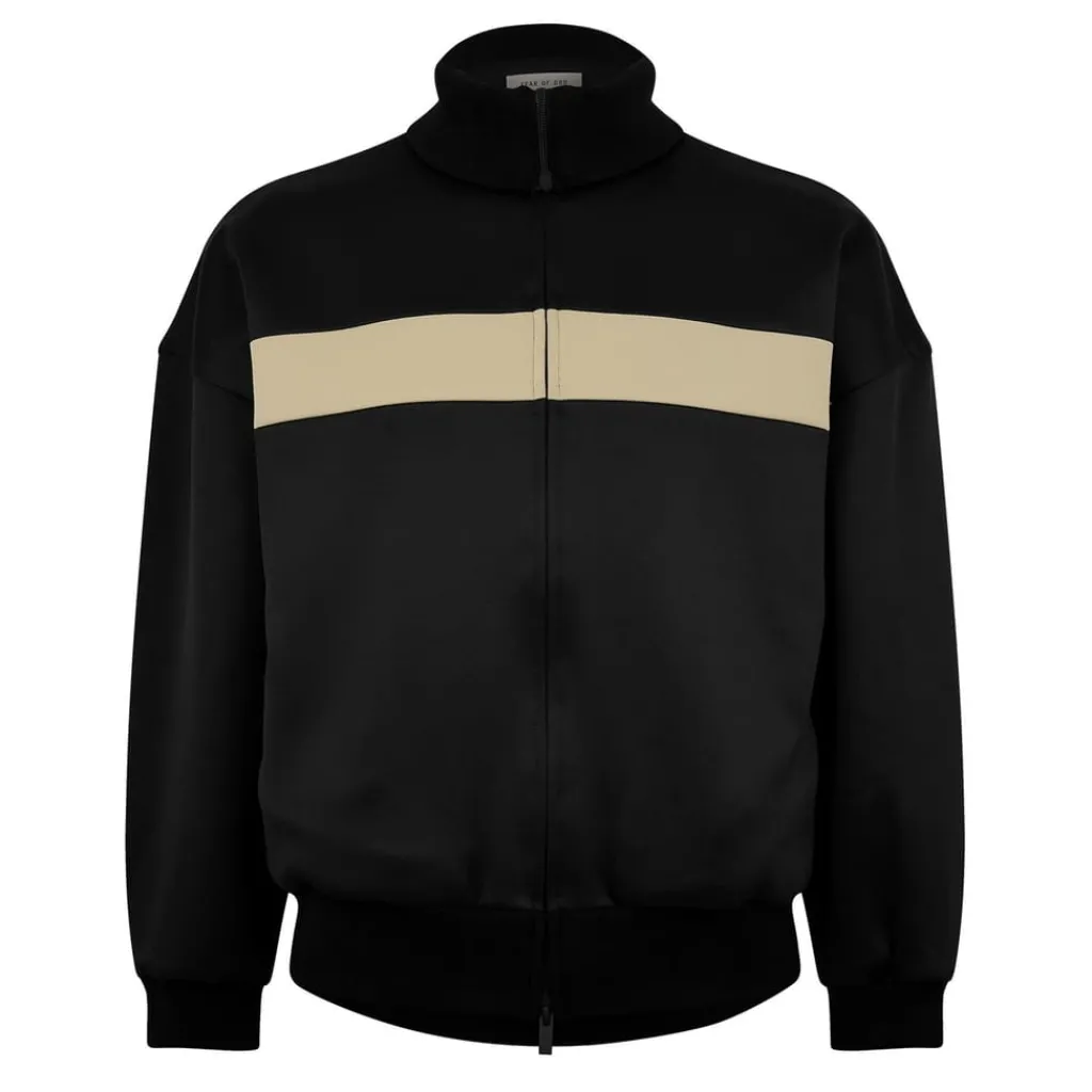 Tracksuits*Fear Of God Stripe Track Jacket in Black
