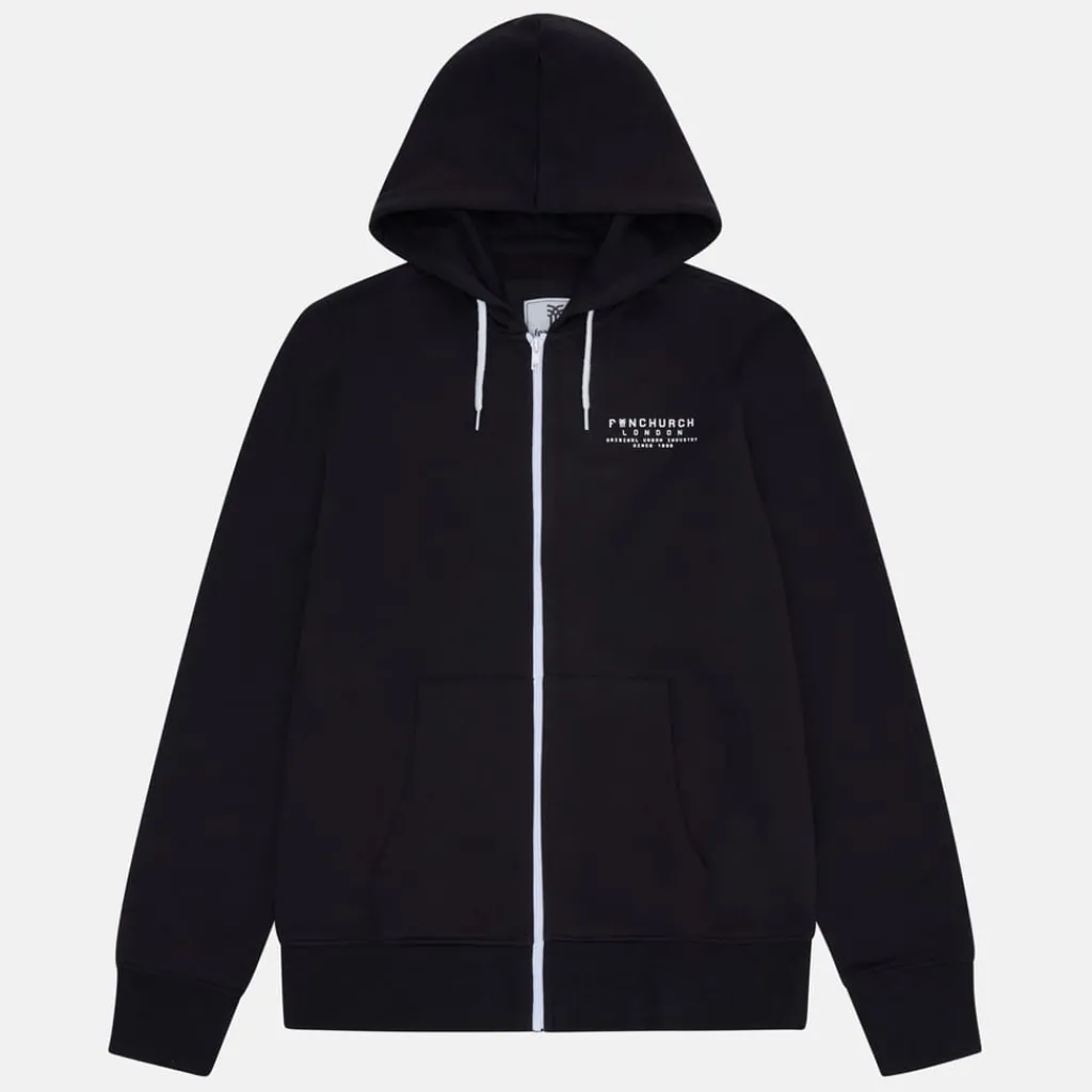 Hoodies*Fenchurch Hazard Hoody in Black