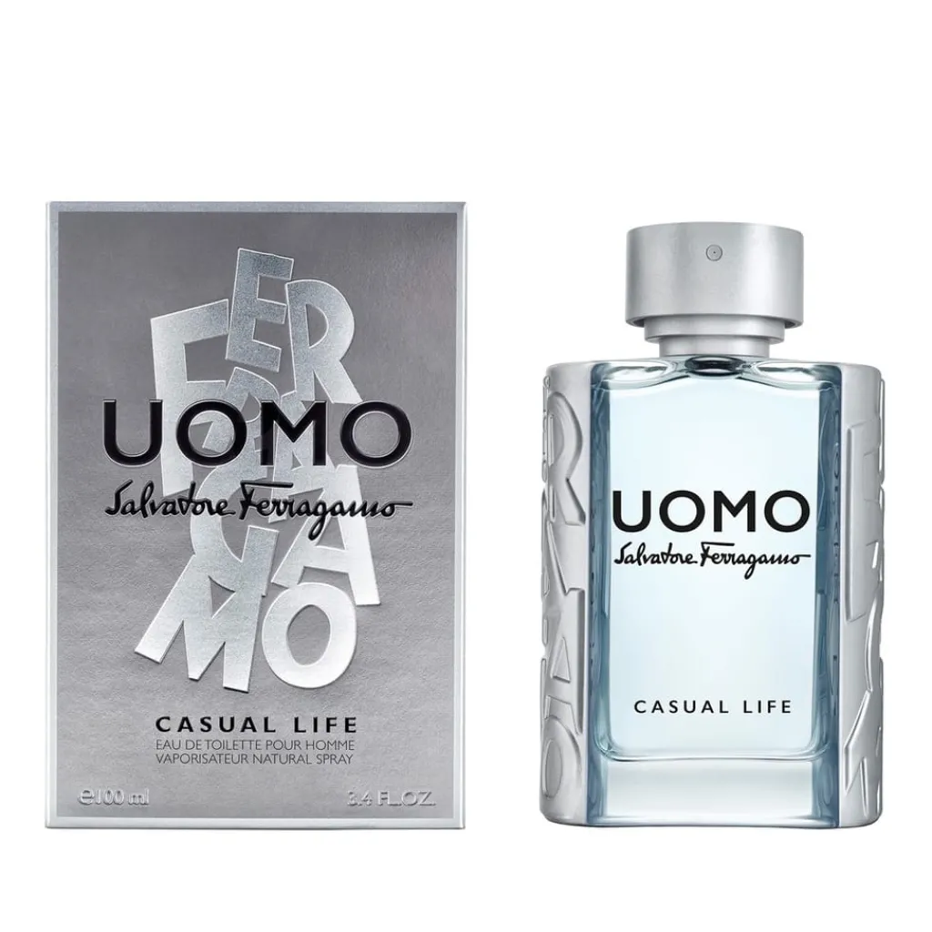 Mens Fragrance*Ferragamo Uomo Casual vx in Clear
