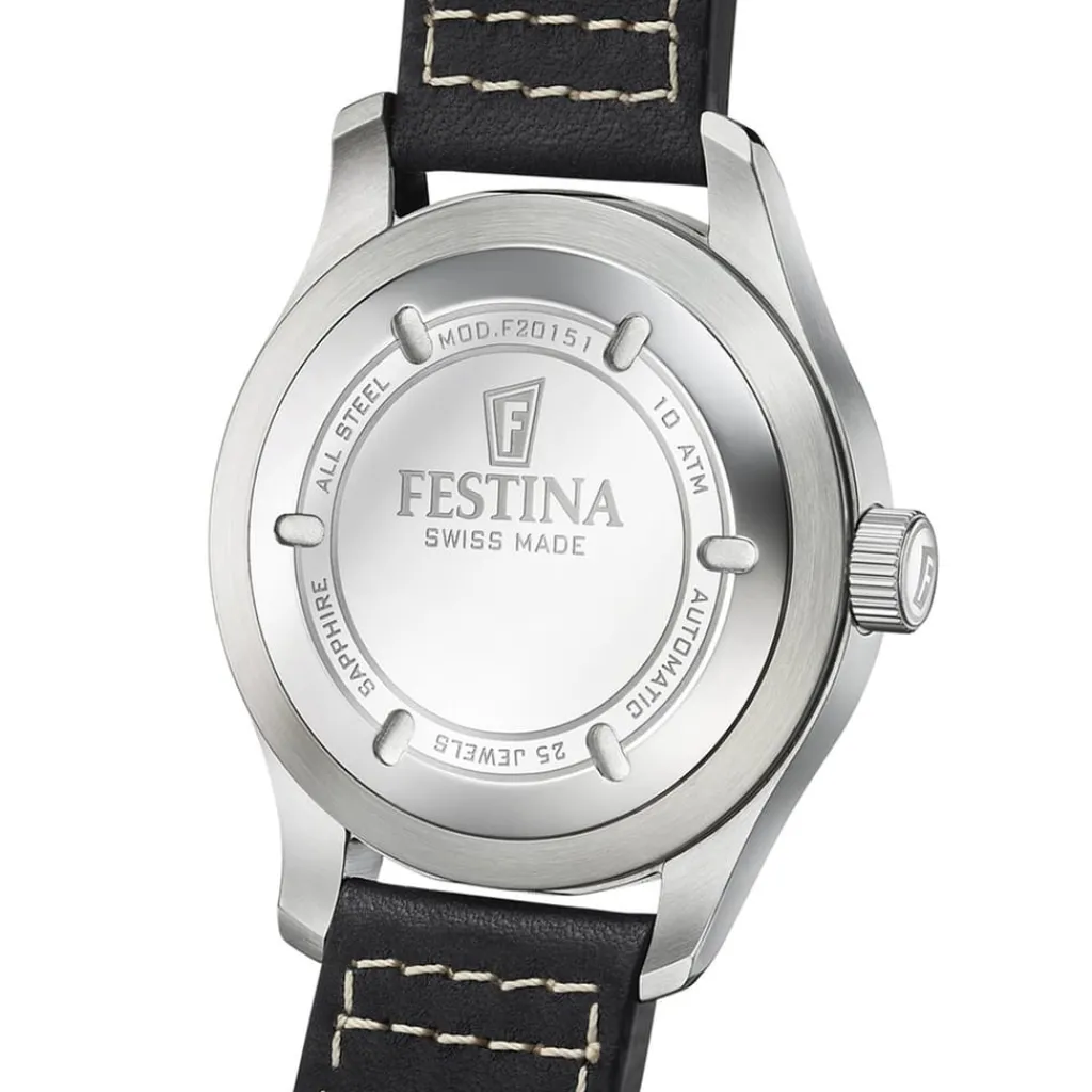 Jewellery-Watches*Festina Pilot Swiss Made Auto Watch in Multi